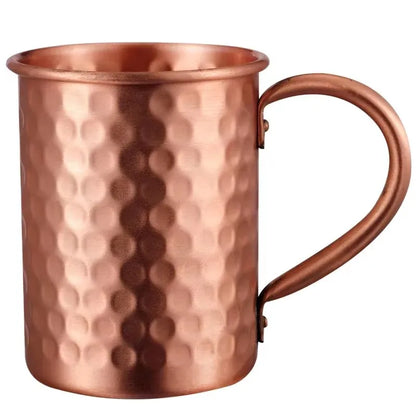 CopperMule™ Pure Copper Moscow Mule Mugs Set | 100% Solid Copper Ayurvedic Drinkware - 1/2/3/4 Pack