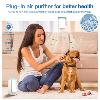 Eco Air Purifier Pro - Negative Ion Technology for Home & Bedroom