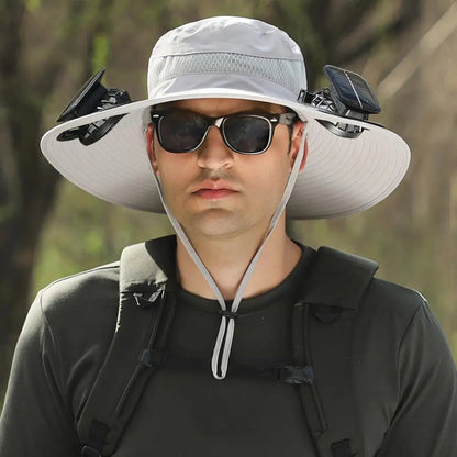 🌞 CoolShade Solar Fan Hat – OutAdvent