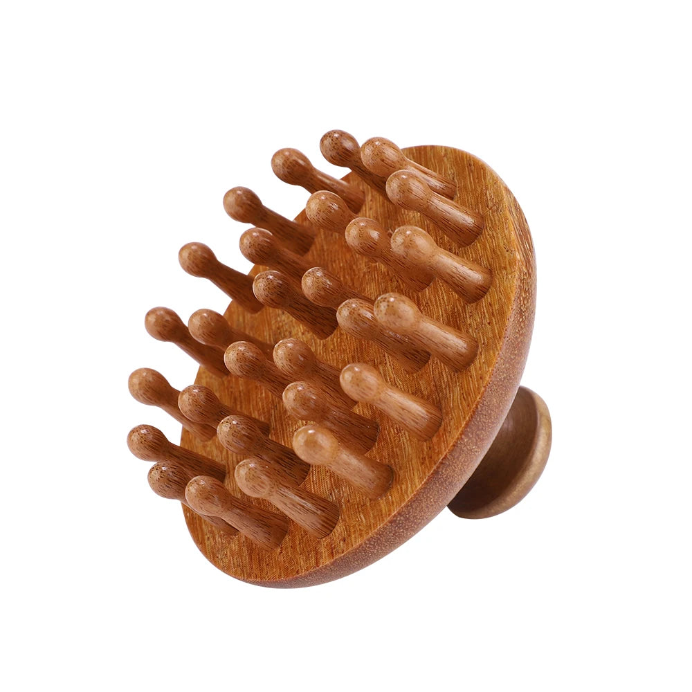 AuraComb™ Classic - Natural Sandalwood Therapeutic Comb | Traditional Massage & Wellness