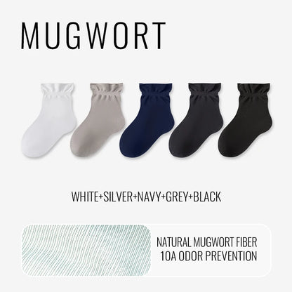 Mugwort Cooling Sleep Socks - 5 Pairs | Natural Herbal Comfort for Deep Relaxation & Better Sleep