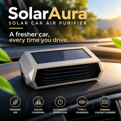 SolarAura™ | Smart Solar Car Care System