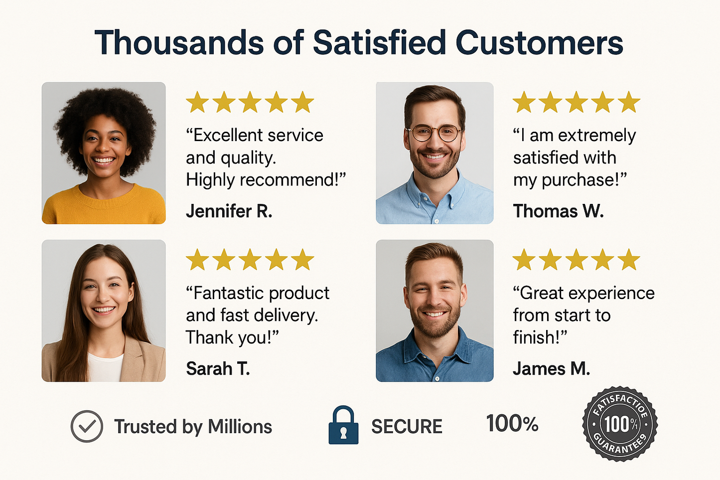 Customer Reviews Joint Support Supplement - 5 Star Testimonials