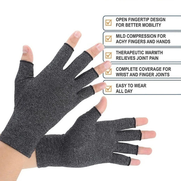 Comfortable Fingerless Hand Relief Gloves