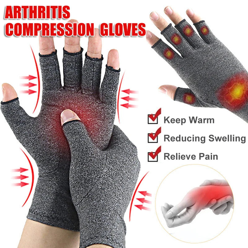 Comfortable Fingerless Hand Relief Gloves