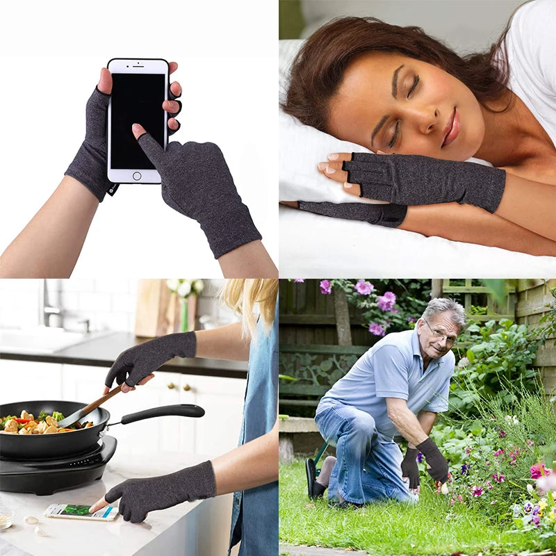 Comfortable Fingerless Hand Relief Gloves